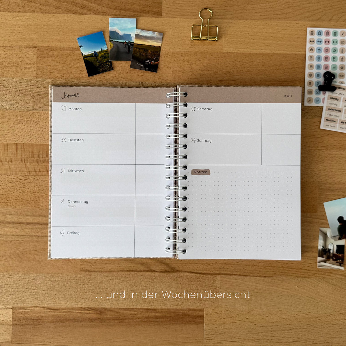 "Ein Jahr voller Erinnerungen" - Taschenkalender A5