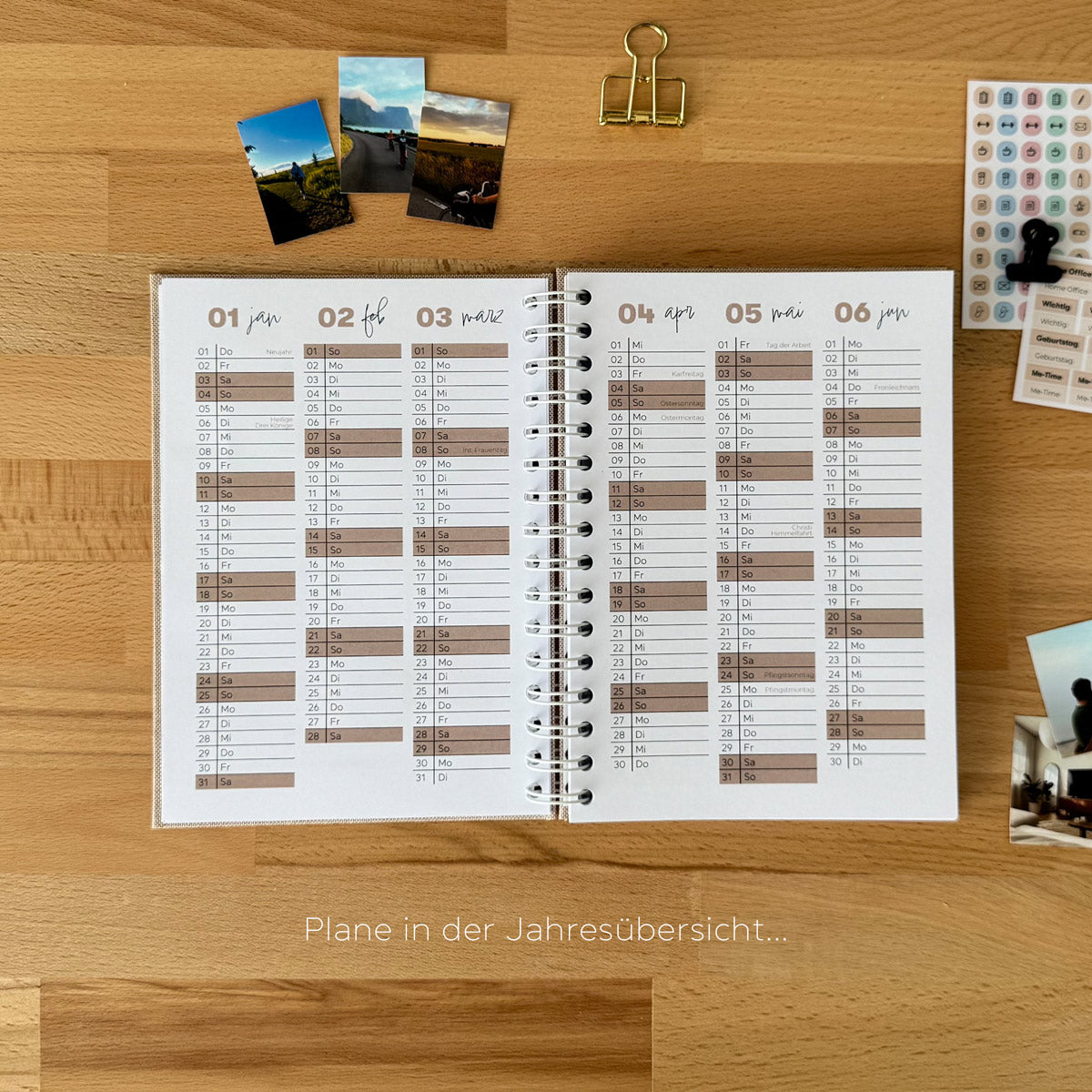 "Ein Jahr voller Erinnerungen" - Taschenkalender A5
