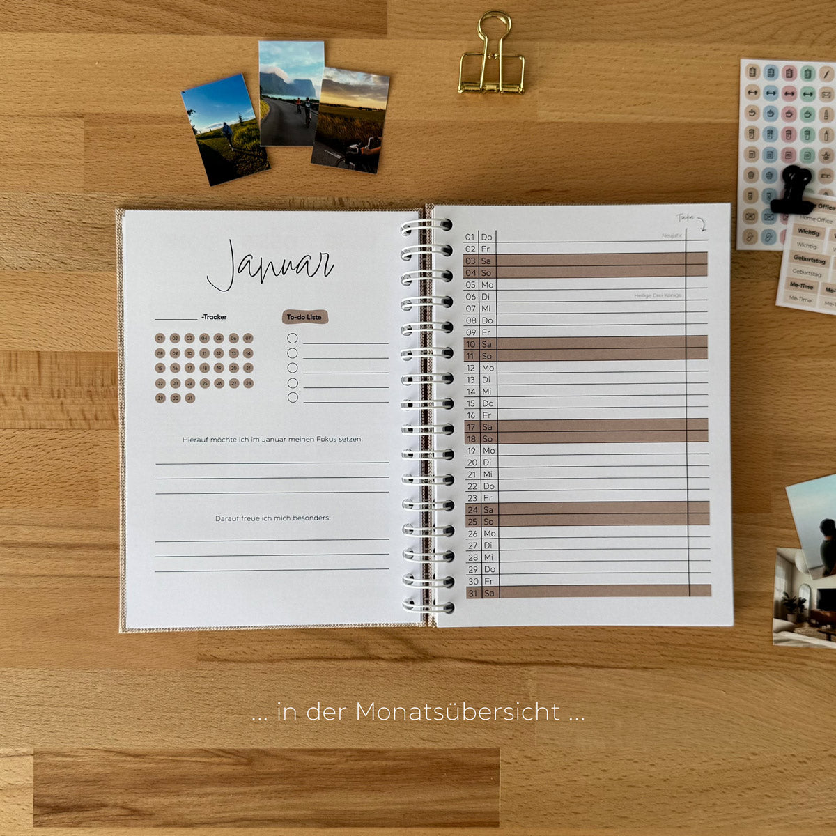 "Ein Jahr voller Erinnerungen" - Taschenkalender A5