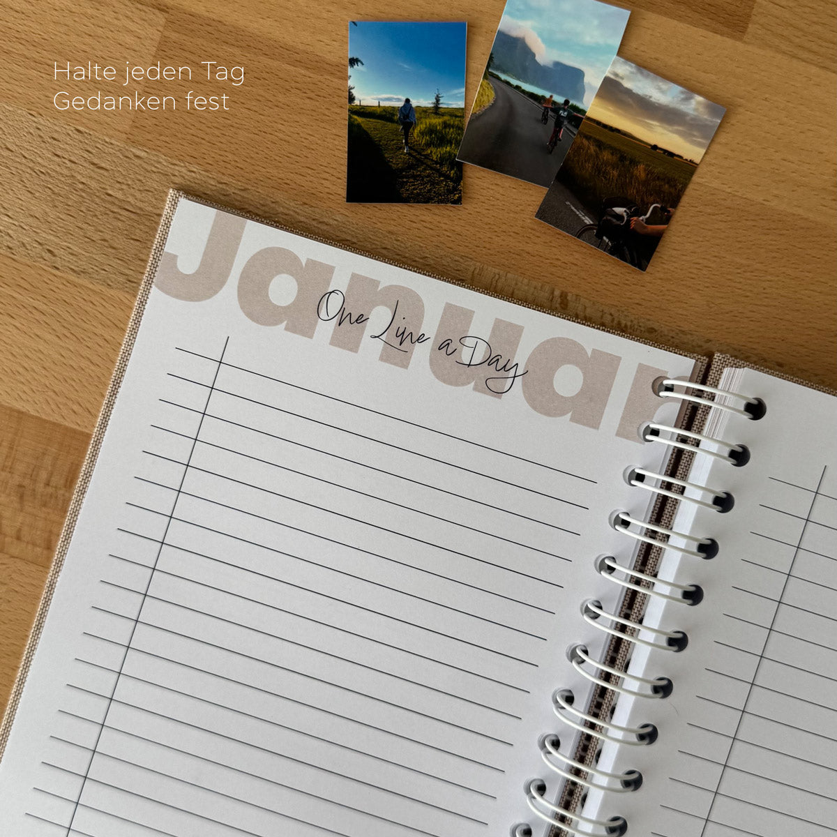 "Ein Jahr voller Erinnerungen" - Taschenkalender A5